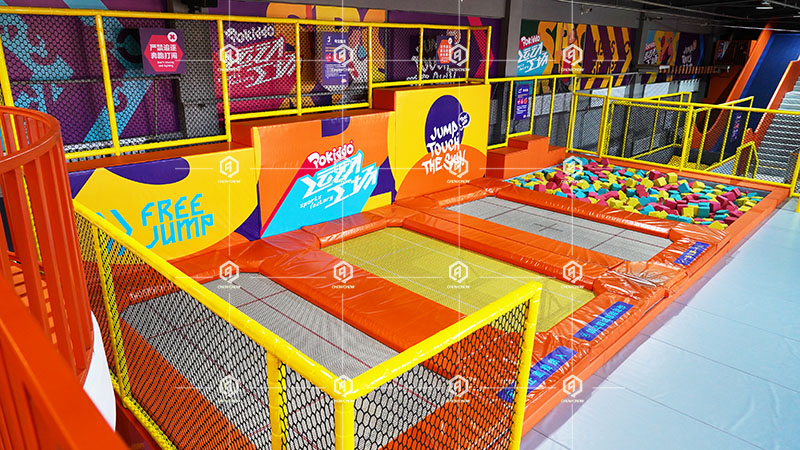 trampoline park cost