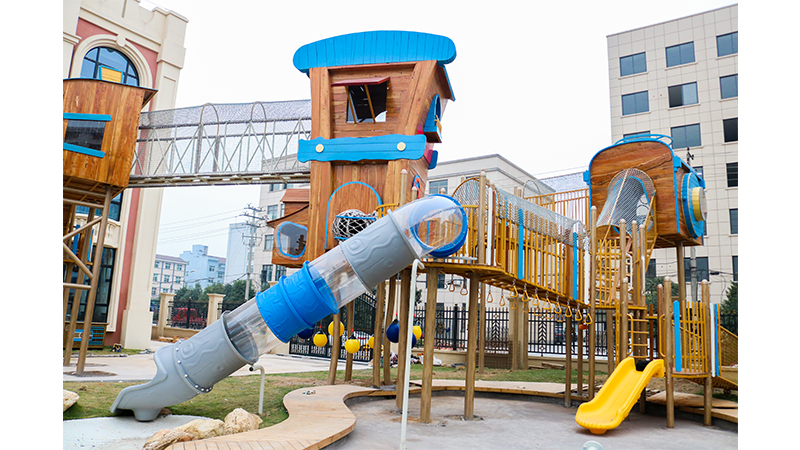 Wooden Combination Slides Have Become The New Favorite for Family Parent-child Activities 