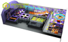 QiaoQiao indoor playground Family Entertainment play center 300sqm trampoline park with tag system foam pit for kids and adults