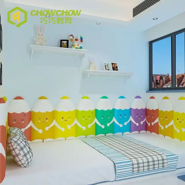 Hot Sale Cute Kids Soft Foam Wall Padding Panel for Playground Bedroom