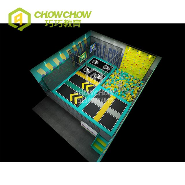 Qiaoqiao Mini Indoor Trampoline Park Commercial Indoor Playground Equipment