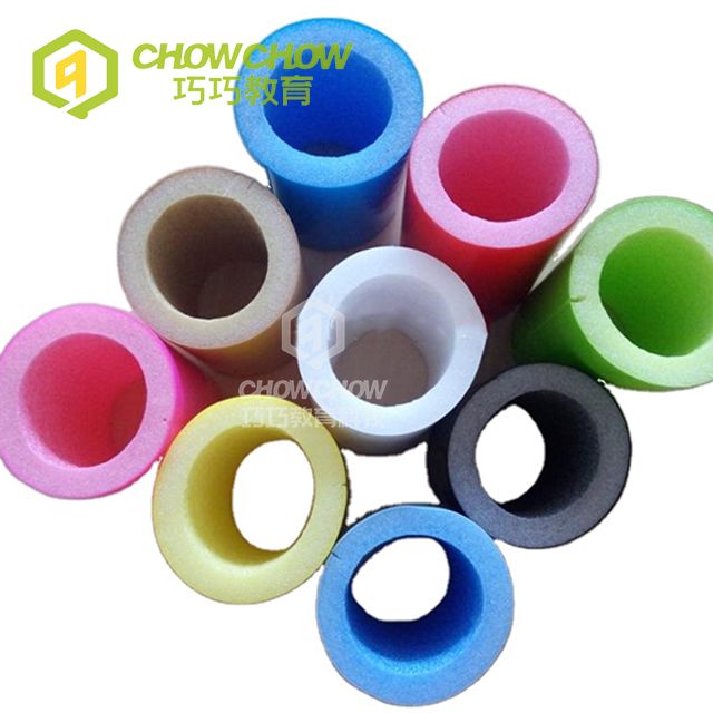 Qiaoqiao Colorful Indoor Playground Accessories Insulation Safety Soft PVC Foam Tube