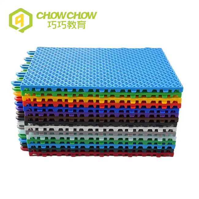 Outdoor Playground Interlocking Modular Grid Plastic Suspended Floor Mat for Sale