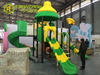 QiaoQiao baby commercial playground outdoor kids small toys home playground equipment play set with plastic slide for children