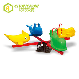 Qiao Qiao kids school playground sets outdoor equipment training fitness equipment kid's board 4 seat seesaw