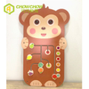 Early Education Little Beaver Interactive Wooden Wall Game Toys for Sale