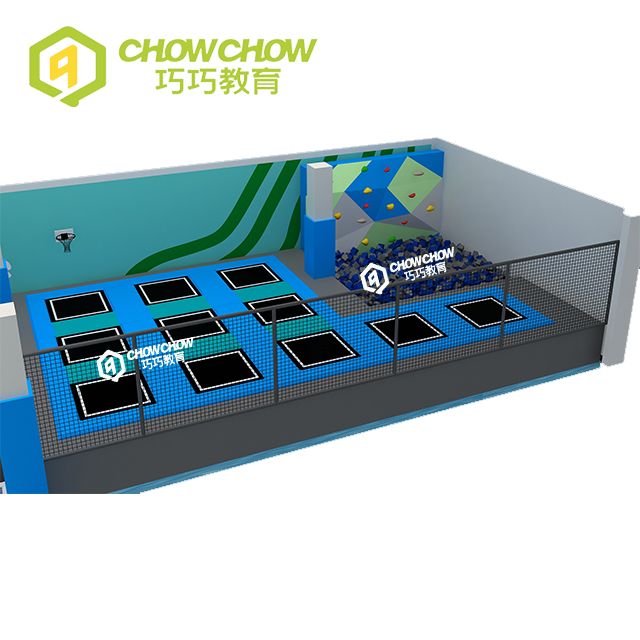 Qiao Qiao Indoor Soft Play Sea Theme Amusement Park Equipment With Trampoline