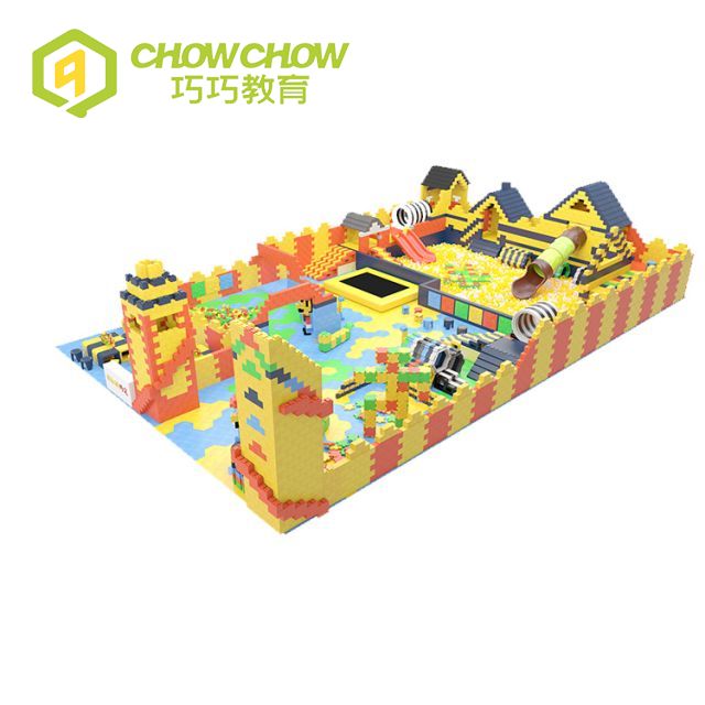 Qiaoqiao Customized Big Soft Epp Building Blocks Indoor Playground For Kids