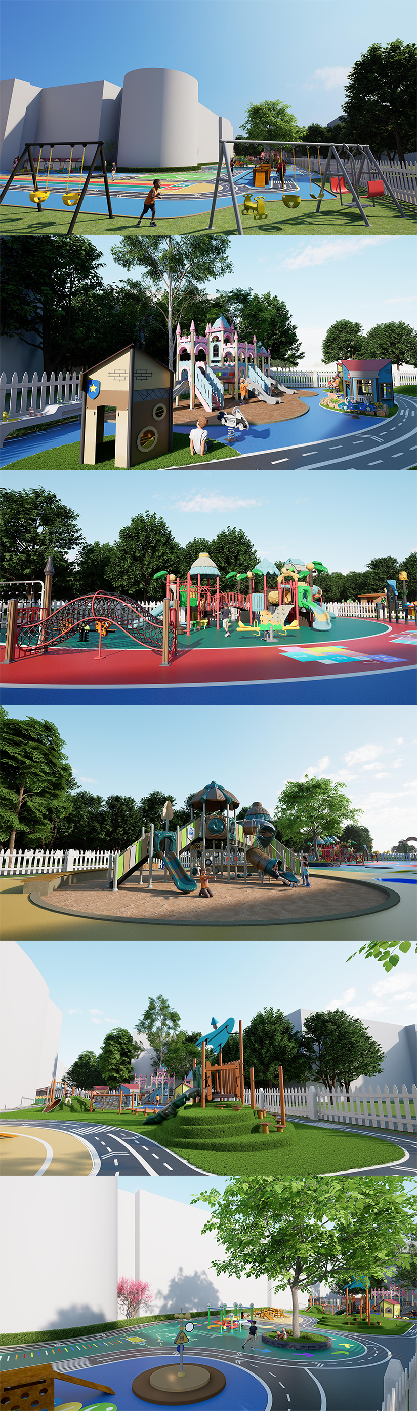 outdoor amusement playground equipment supplier