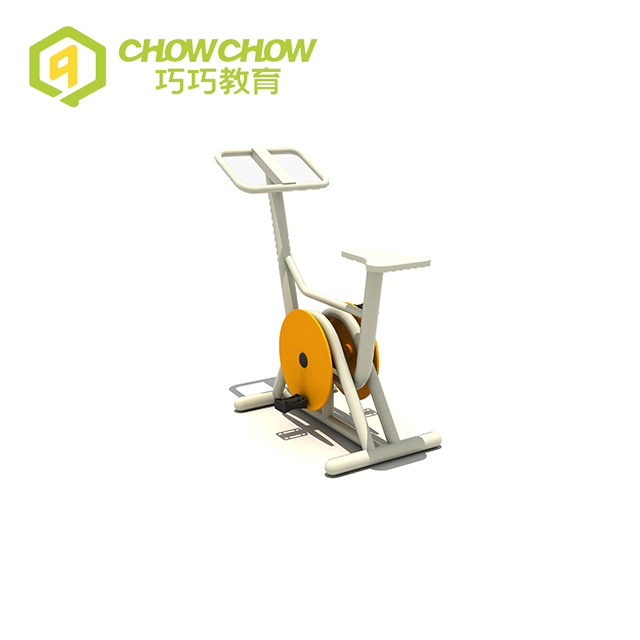 Qiaoqiao Factory Supply Exercise Bike Outdoor Fitness Equipment for Outdoor Playground