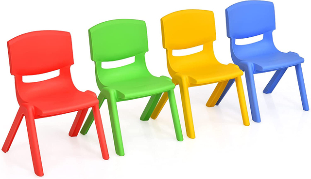 China Factory Stackable Colorful Indoor Furniture Children Kids Plastic Chairs