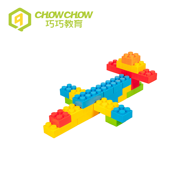 QiaoQiao Kids Plastic Building Blocks Magnetic Intelligence Desk Building Blocks for Sale