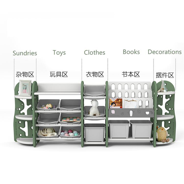 QiaoQiao tree style green storage shelf