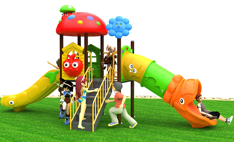 Qiao Qiao children outdoor playground small slide set for kindergarten children's playground equipment outdoor