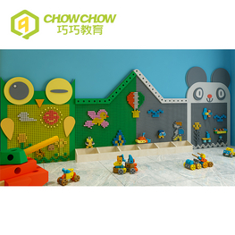 QiaoQiao Safe Big Square Foam EVA Building Blocks Wall Kids Educational Toys for Sale