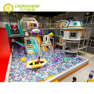 Qiaoqiao Custom Soft Play Kids Commercial Indoor Playground equipment Space Theme Children Soft Play With Ball Pit