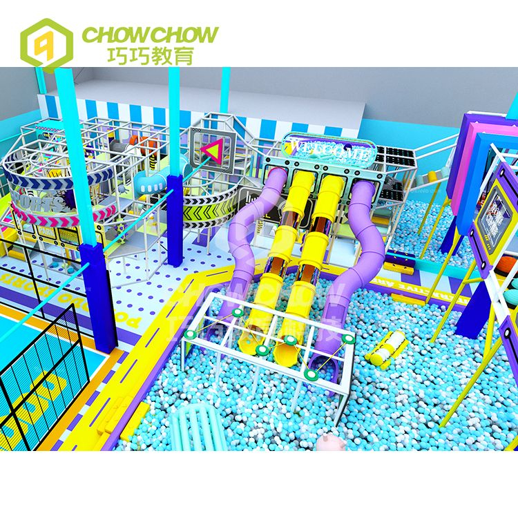 QiaoQiao 2024 commercial children playgrounds park with kids ball pits soft play playground equipment indoor for sale
