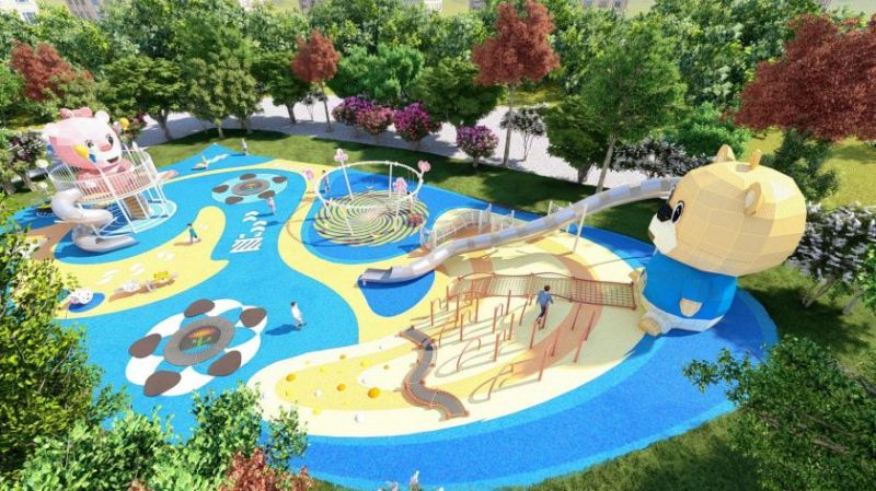 How to choose an outdoor playground combination slide (1)