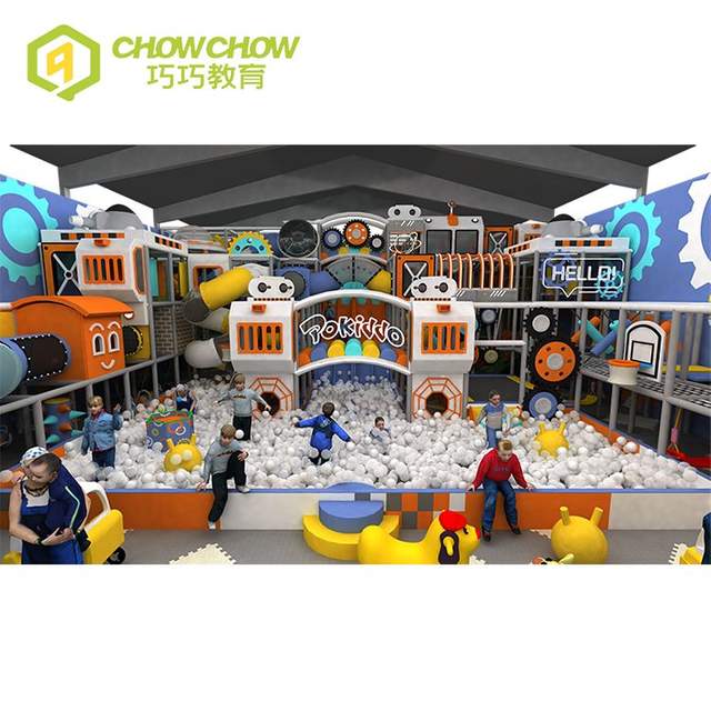 Qiaoqiao amusement equipment climbing frame children playground manufacturer indoor toddler playground price
