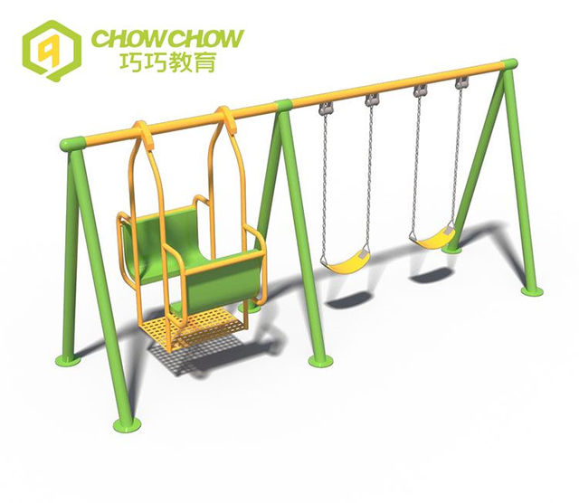 QiaoQiao Customized outdoor swings Kids Patio swing set Children Playground Outdoor Garden Swing For amusement park Playground