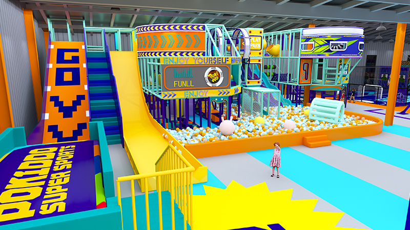What are the highlights of popular indoor children's parks?