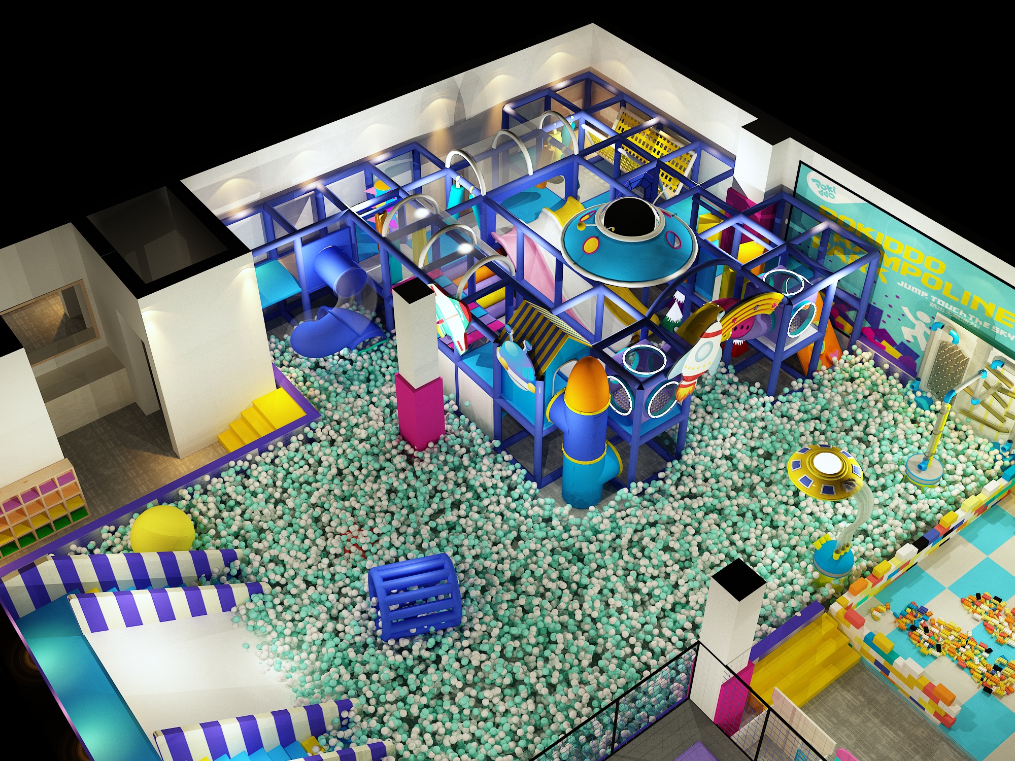 What are the revenue models of indoor children's parks?