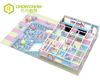 QiaoQiao macaron color Commercial children's playroom maze structure soft play area candy theme indoor playground for kids