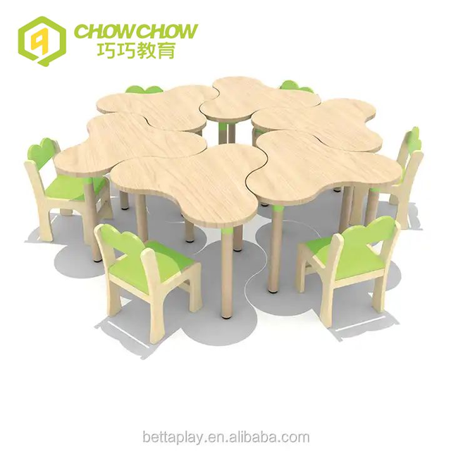 high quality and popular sale kids nursery table and chair