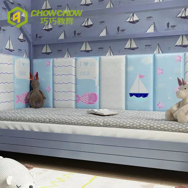 Eco-friendly Soft Wall Padding for Indoor Playground for Bedroom
