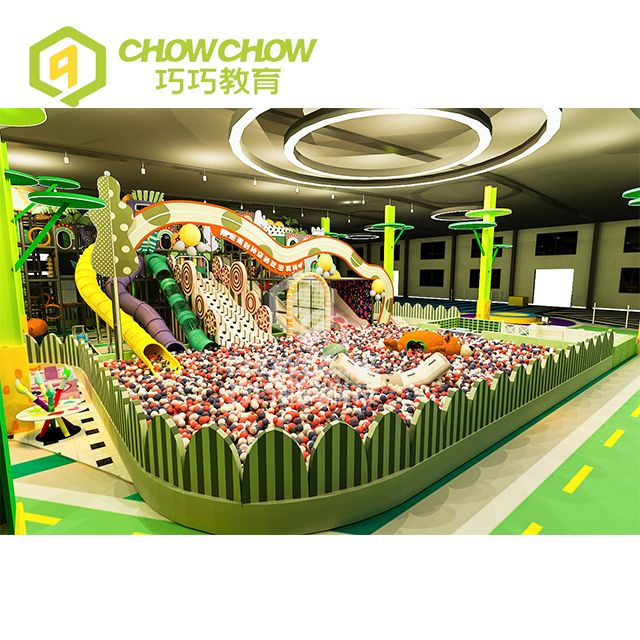 Qiaoqiao Customized Themed Playground Trampolines Parks Equipment for Kids And Adults