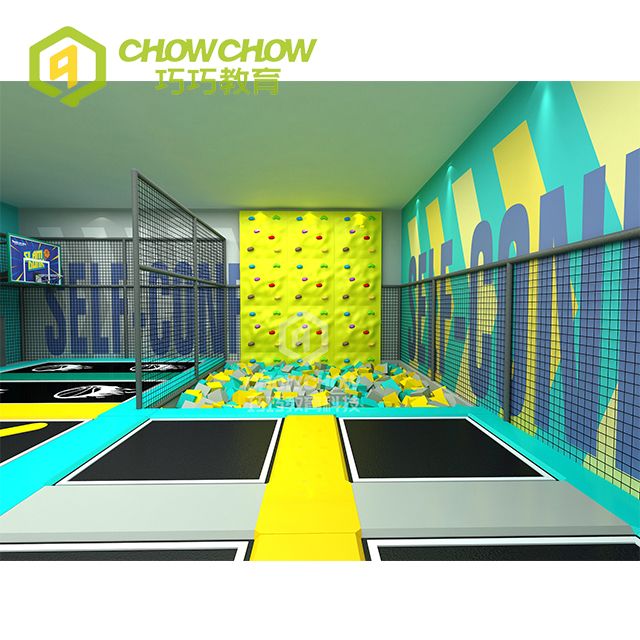 Qiaoqiao Mini Indoor Trampoline Park Commercial Indoor Playground Equipment