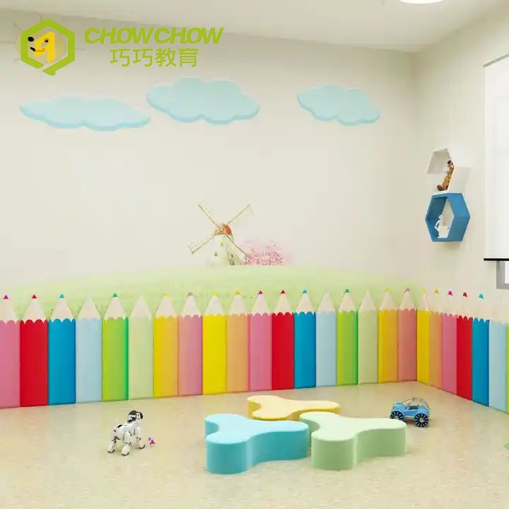 Wholesale Cute Bedroom Soft Foam Wall Padding for Kids Protectiont Wall Padding