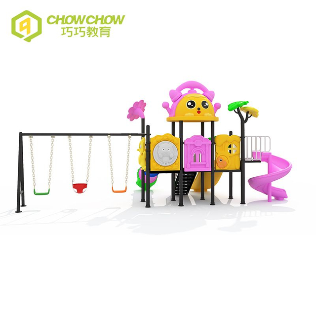 Outdoor Playground Play Set Children Plastic Slide For Kids Kindergarten Outdoor Playground