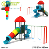 Factory Commercial Plastic Kids play game Outdoor Sports Activity Field Playground Equipment Slide Sets