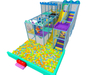 Qiaoqiao small daycare zone for shopping mall playground equipment indoor soft play toys slide sandbox for kids
