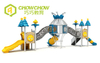 QiaoQiao Large Playground tube Slide Kids Playground Theme Park Equipment Outdoor Non-standard Custom metal Slide Playground