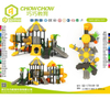 Qiaoqiao High Quality Plastic Slide Set Preschool Equipment for Outdoor Playground