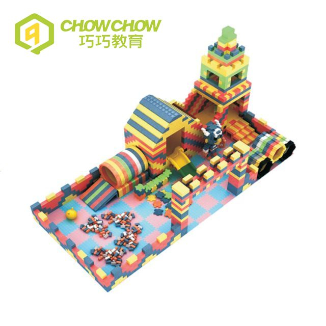 Qiaoqiao Commercial Customized Epp Building Blocks Indoor Playground For Shopping Mall Center