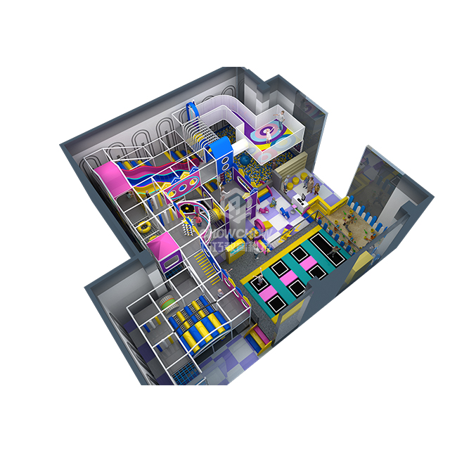 Qiaoqiao Commercial Kids Indoor Playground Equipment Play Game Area