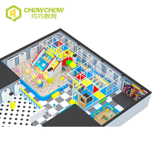 QiaoQiao kids 300sqm indoor soft play park equipment including interactive games projection ball pit baby playground design