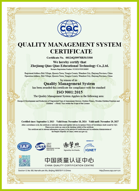 Quality Management System Certification
