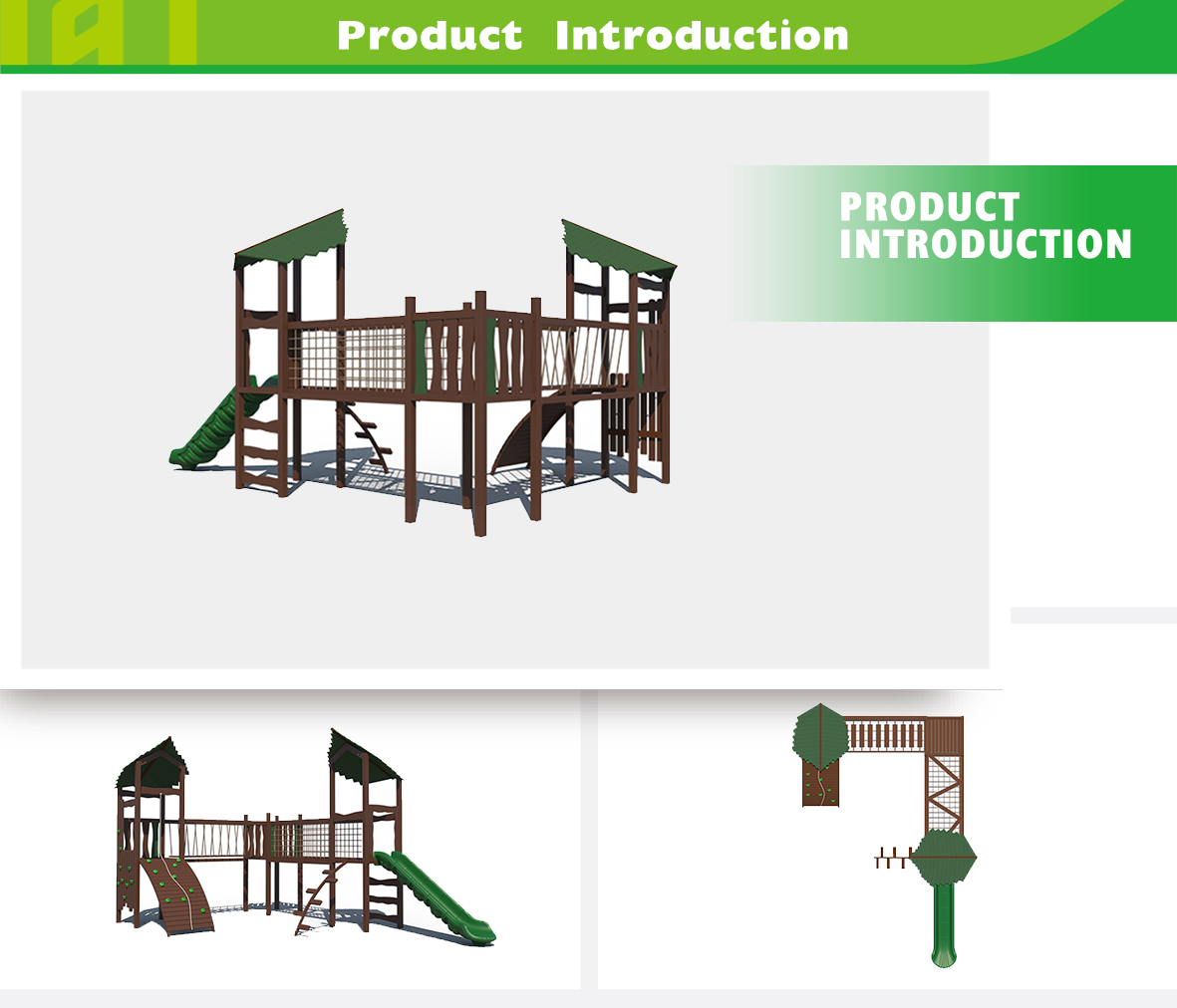 wooden outdoor playground introduction