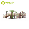 Custom Tree House Themed Kids Slide Outdoor Playground Equipment