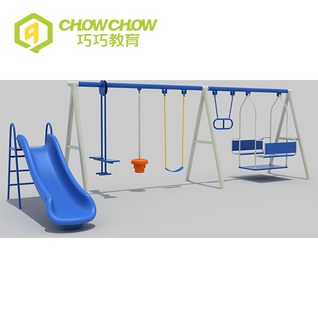 QiaoQiao Kids Relaxing Outdoor Public Park Swing Combination Set for Sale