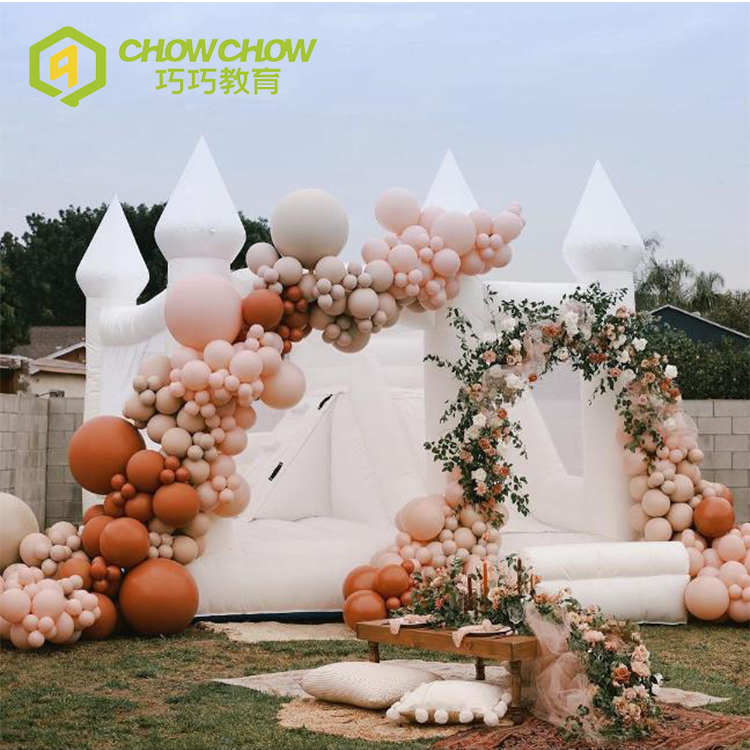 QiaoQiao Outdoor Inflatable Bouncer Party Wedding Kids Commercial Bouncer for Sale