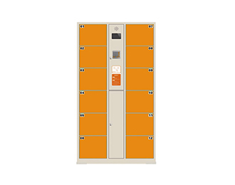 Swipe card type electronic locker