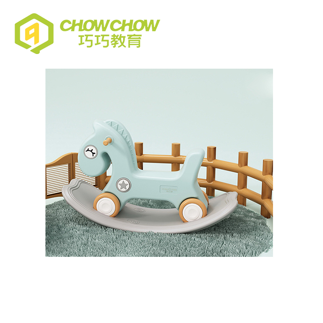 Multifunction Animal Plastic Rocking Horse With Wheels Toys