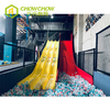 QiaoQiao Kids The Three Successive Wave Slides Playhouses Indoor Playground for Sale