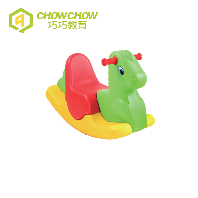 Qiaoqiao Animal Single Tri-color Rider Deer Kids Decoration Rocking Horse Toy