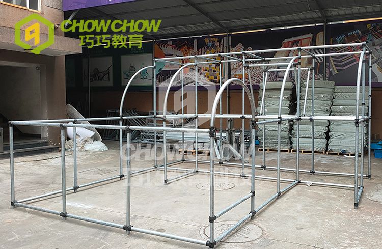 QiaoQiao 25sqm kids indoor play corner small playground equipment slide in ball pit structure indoor soft play area for baby